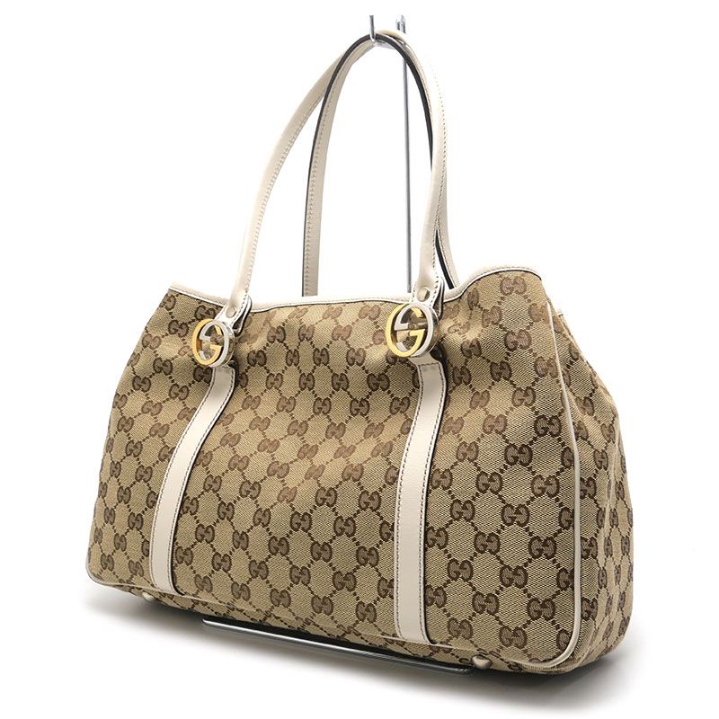 Gucci Tote Bag 232957 GG Canvas Beige-brown Tone