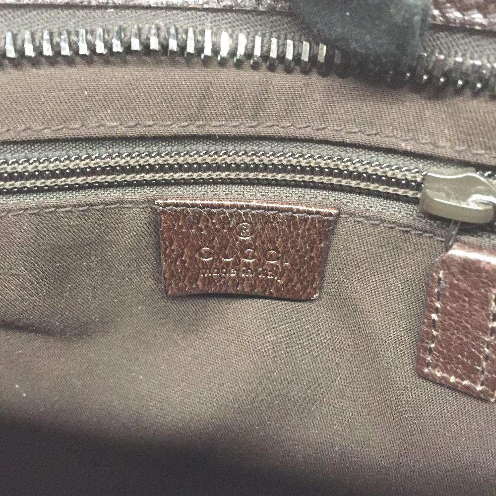 Gucci Shoulder Bag GG Canvas Sticky Scuff Yes 122793 Beige