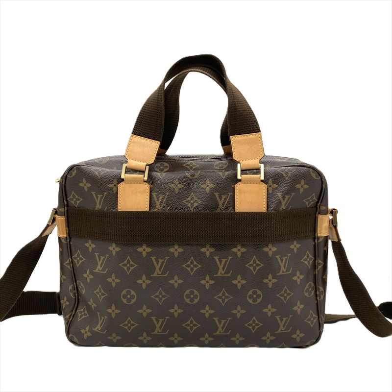 Louis Vuitton Sac Vosfort Tote Bag Monogram Canvas Leather M40043 Brown Ca0026