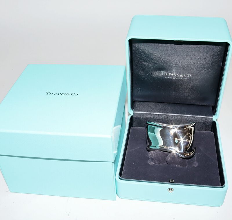 Tiffany & Co Bangle SV Elsa Peretti Small Bone Cuff Bangle Medium For Left Hand