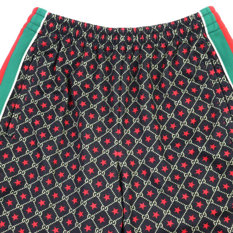 Gucci 575736 GG Star Sherry Line Shorts With Drawstring Rings Multicolor S Made