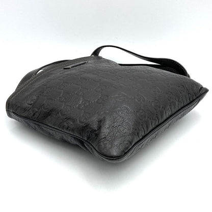 Gucci 201538 Shoulder Bag Guccissima Light Shape Small Leather Brown Crossbody