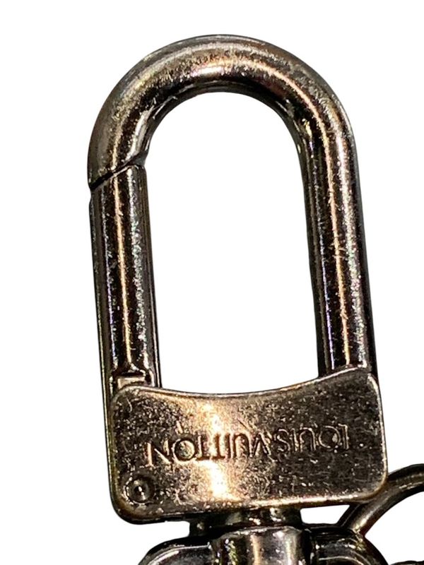 1594 Louis Vuitton M61950 Cx1108 Porte Cles Dragonne Key Holder Black Accessorie