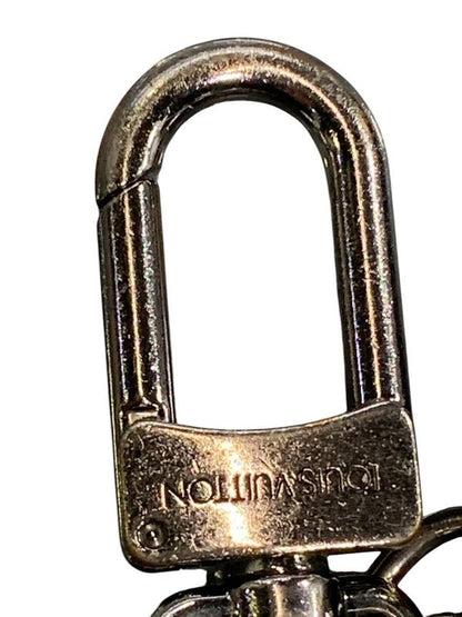 1594 Louis Vuitton M61950 Cx1108 Porte Cles Dragonne Key Holder Black Accessorie