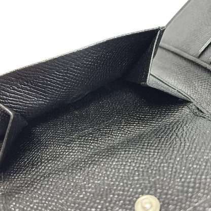 Bvlgari Bifold Wallet - Black Leather