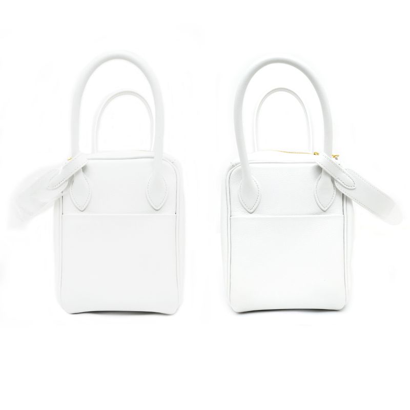 Hermes Lindy 26 New White Gold Hardware Eva Color W Engraved Shoulder