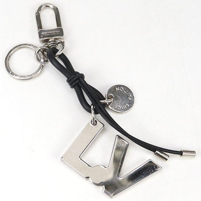 Louis Vuitton Porte Cles LV Rope M66497 Key Ring Metal Leather Men's