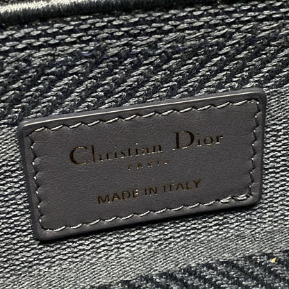 Dior/christian Dior Handbag Lady Dior Medium Bag Blue Gray
