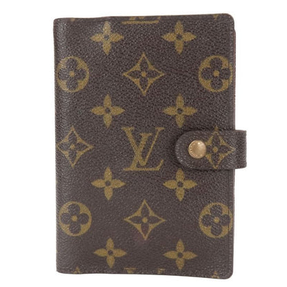 Louis Vuitton Notebook Cabas - Agenda PM R20005 Monogram Brown Gold Hardware