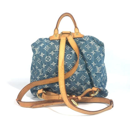 Louis Vuitton Backpack Sac Ad GM M95056 Monogram Denim Blue