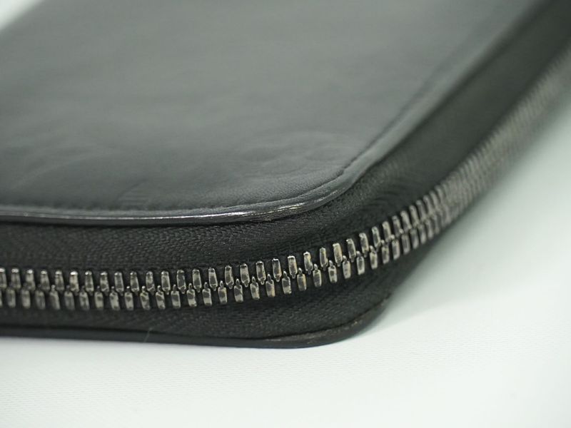 Authentic Louis Vuitton LV Zippy Wallet Vertical Monogram Shadow Long Wallet