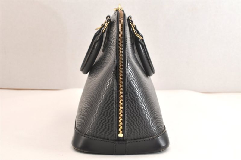 Louis Vuitton Epi Alma PM Handbag Black M40302 LV 2956n