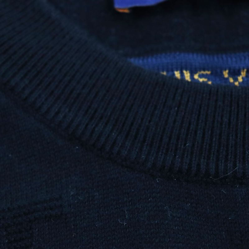 Louis Vuitton 21AW Silk Blend Lettered Short Sleeves Large Size Short Sleeve