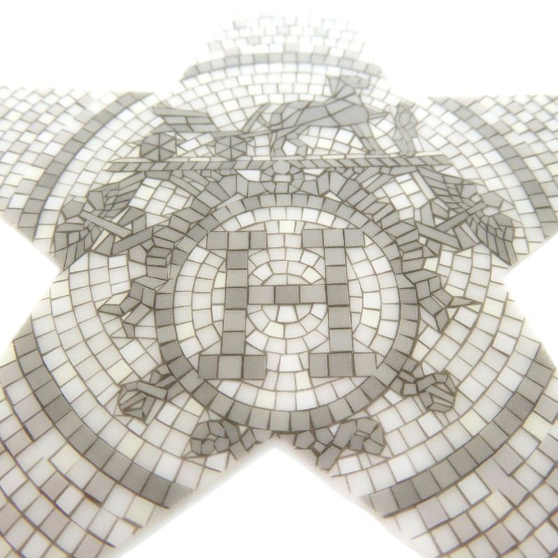 Hermes Bourdoux Noel Poutierache X'S Christmas Mosaic Tile Pattern Object