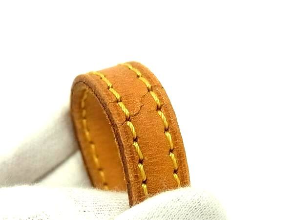 Louis Vuitton Leather Shoulder Strap For Bag Crossbody Ladies Men Brown Bj7219