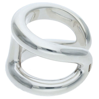 Hermes Osmose GM Osmose GM Silver Ring Men's #8