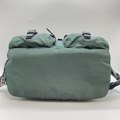 Prada Backpack Sac Daypack Backpack Nylon Khaki Women Men Vintage Fashion