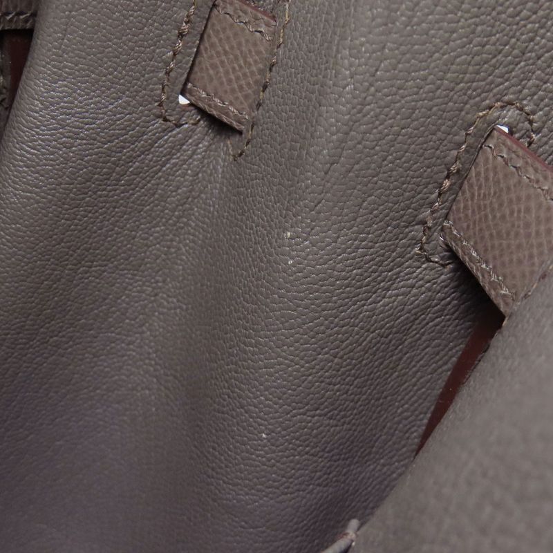 Hermes Birkin 30 Etan Silver Hardware Handbag Epson Women