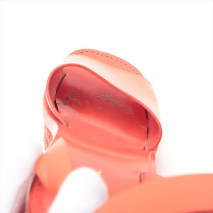 Celine Phoebe Period Leather Jute Sandals Women's 36 Red Made In Italy