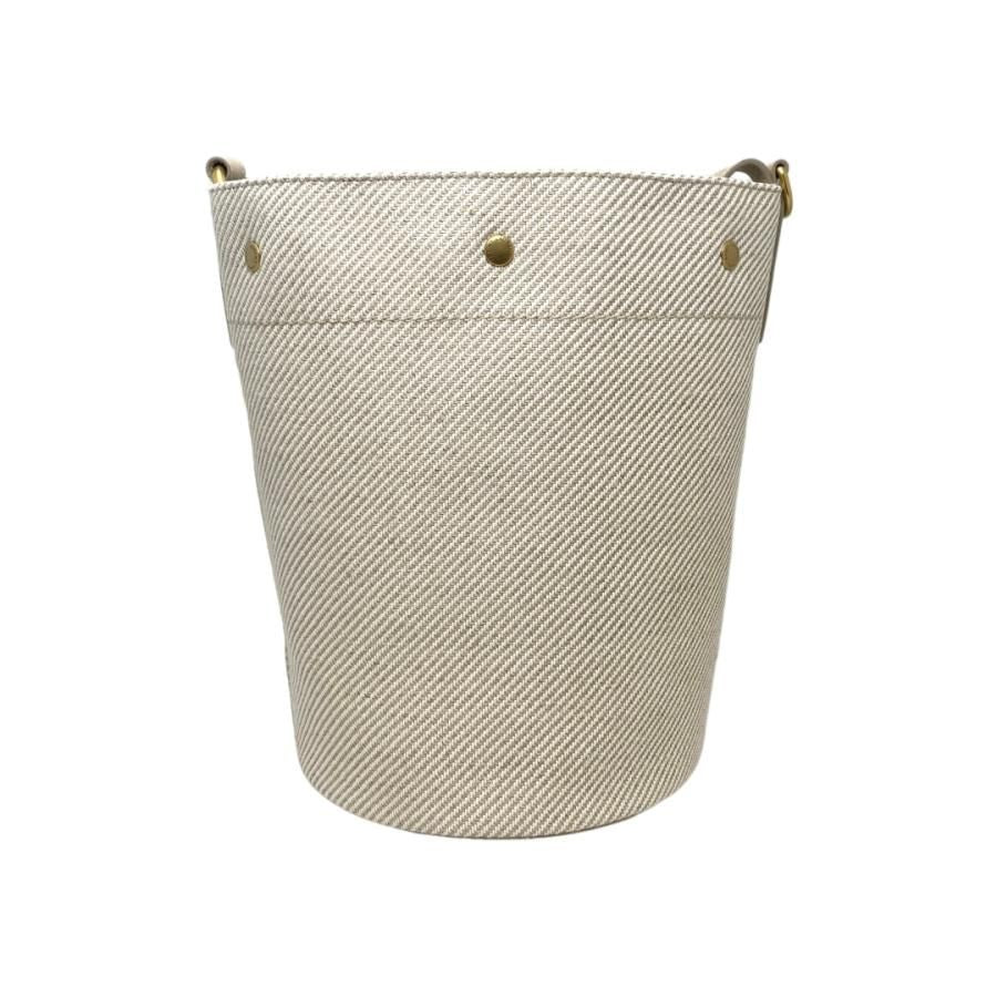 Saint Laurent Shoulder Bag Rive Gauche Bucket Bag 669299faae6 Beige Gold