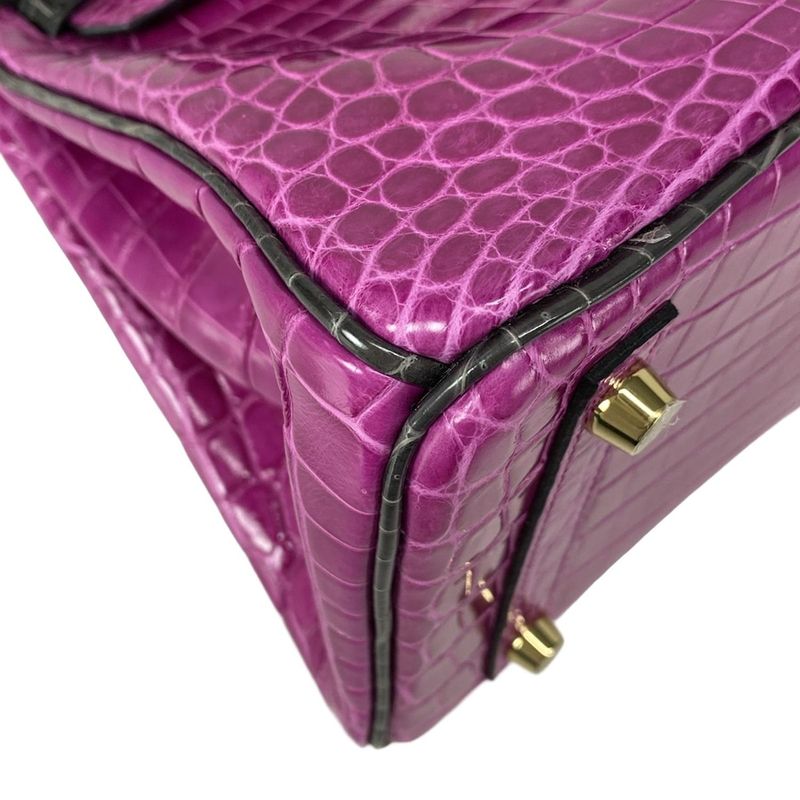 Hermes Handbag Birkin 25 Rose Scheherazade And Griffonce Gold Hardware /personal