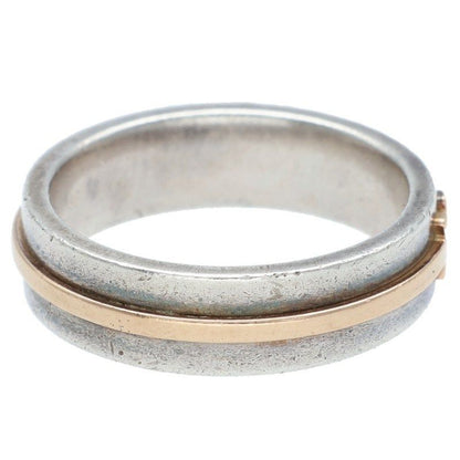 Tiffany & Co T TWO 18K Silver Combination Ring Men's Size 17