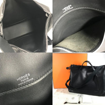 Hermes Boston Bag Nouveau Cabas 50 Nouveau Cabas 50 Swift Black