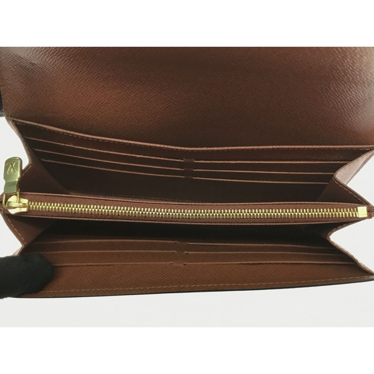 Louis Vuitton Long Wallet Portefeuille Sarah Monogram Brown