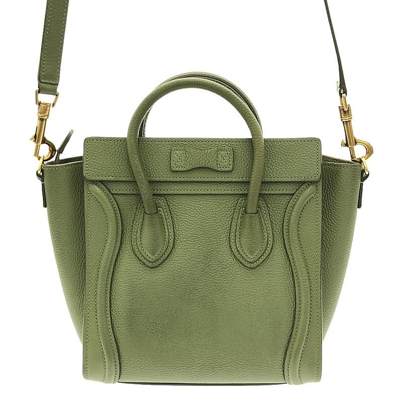 Celine Nano Luggage Handbag - 15LK - Nano - Khaki - Women