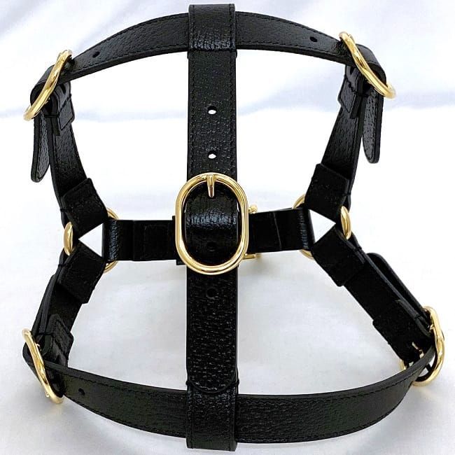 Gucci Harness Black Interlocking 692963 Never Used