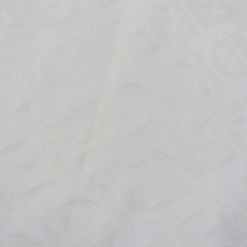 Fendi 2023 Fzq719 ANZE Logo Pattern Long Tight Skirt White Pink Gray 36 Made