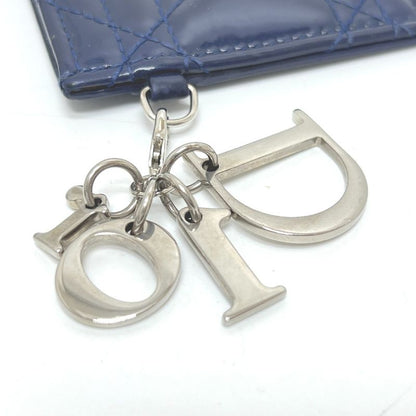 DIOR Card Case Cannage Blue