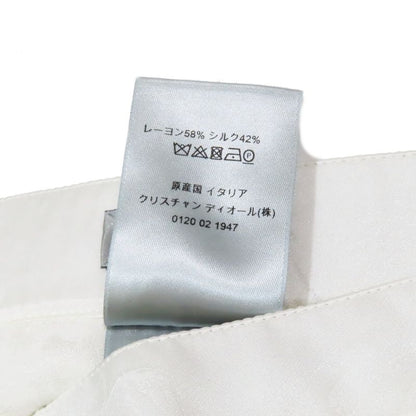 Unused DIOR Silk Blend Easy Slacks Pants Button Fly Animal Botanical All Over