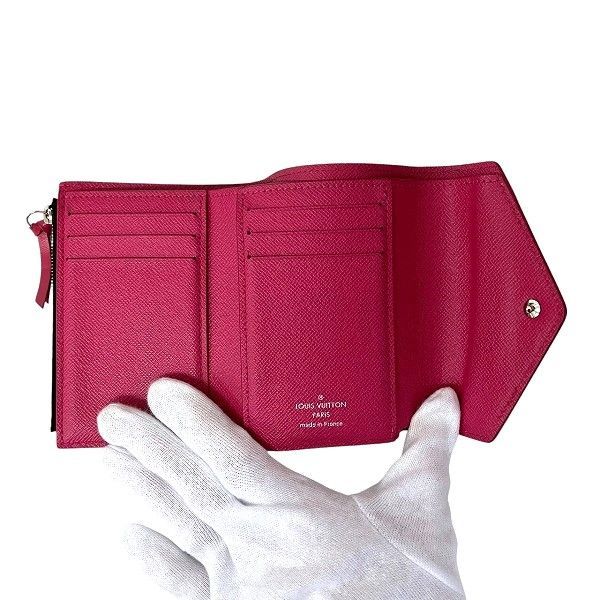 Louis Vuitton Epi Portefeuille Victorine M62980 Trifold Wallet For Women