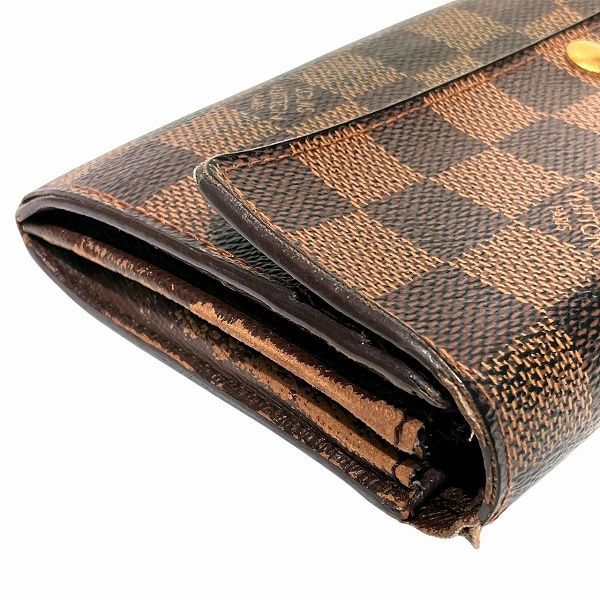 Louis Vuitton Damier Portefeuille Sarah N61734 Long Wallet Unisex