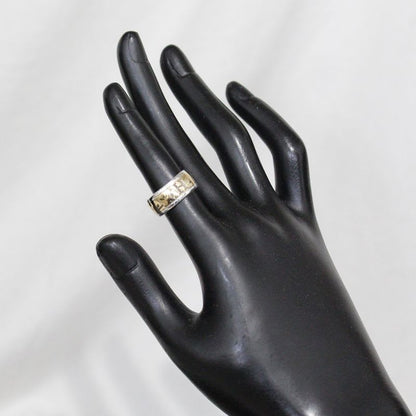 Hermes H Logo Ring No 8 18K SV 925 Special Price Inner Box E1736