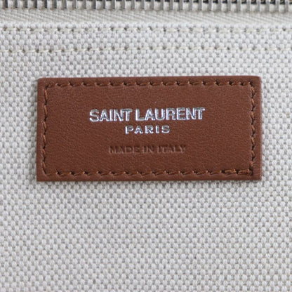  Saint Laurent Paris 685543 Rive Gauche Maxi 2WAY Shopping Bag Canvas Leather