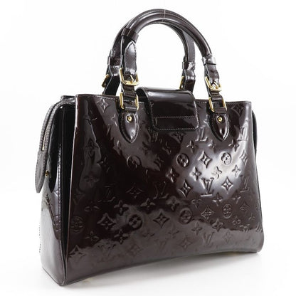 Louis Vuitton Melrose Avenue M93757 Monogram Vernis Amarante Gold Ladies Handbag