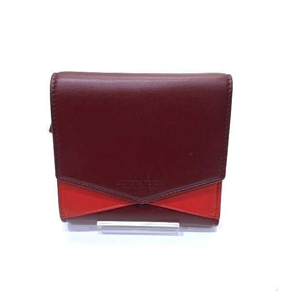 Bottega Veneta Continental Wallet Bi-colored Trifold Women