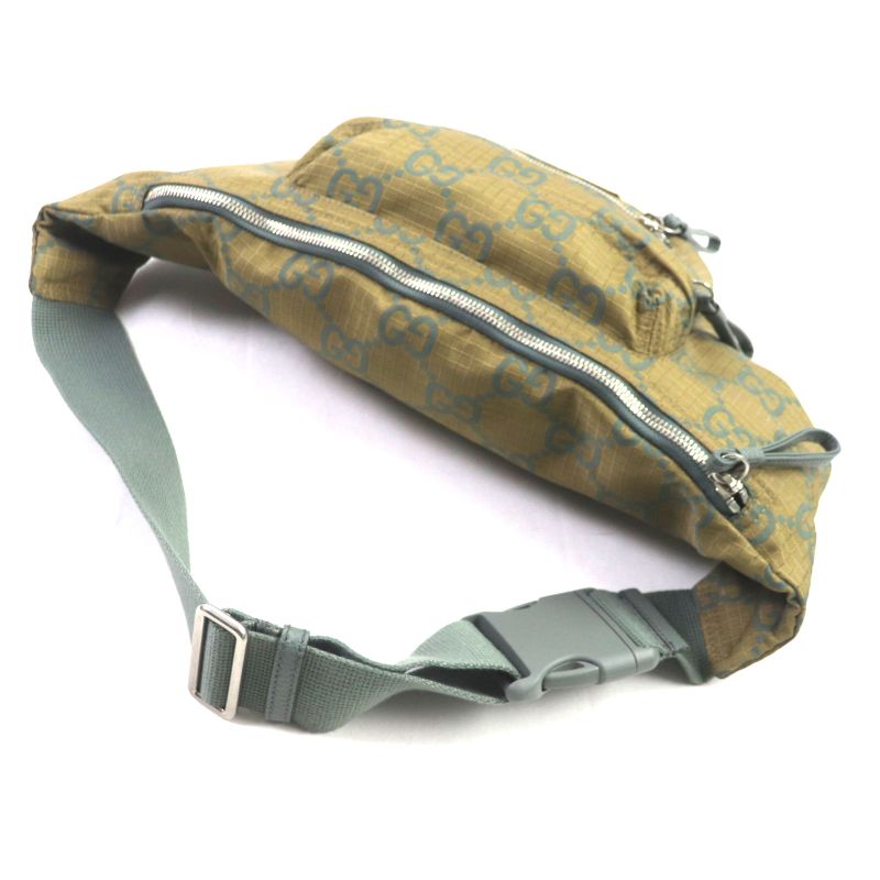 Gucci 792287 GG Ripstop Belt Bag Body Bag Leather Use Waist Bag Khaki Storage