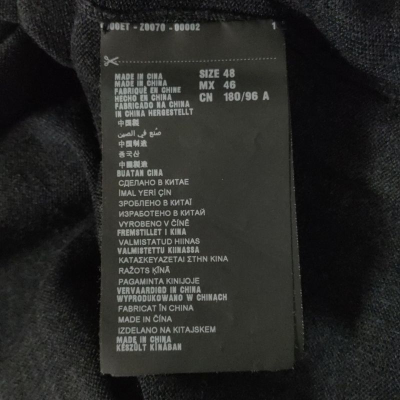 Prada Long Sleeve Sweater Size 48 M Men's - Dark Navy Regular Color