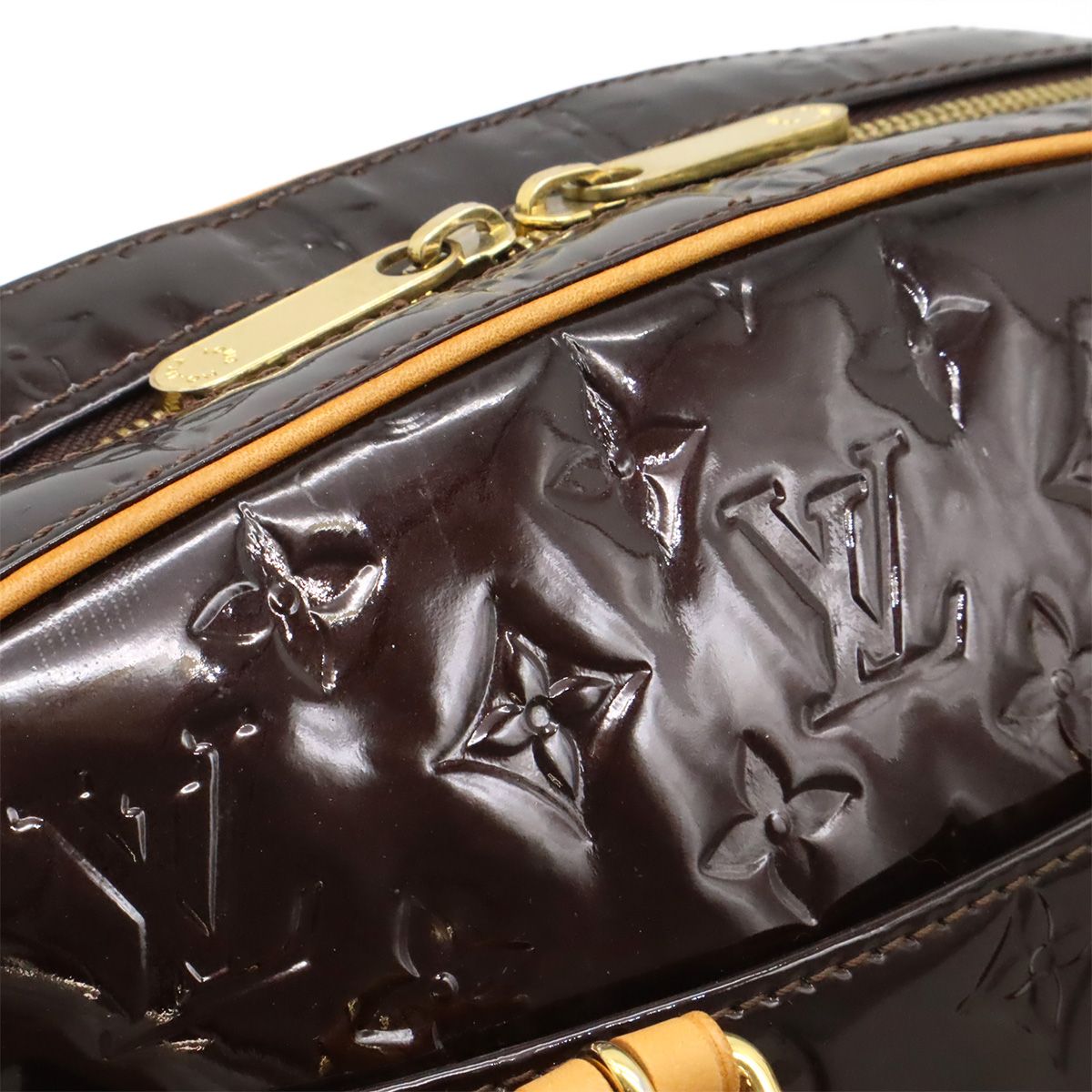 Louis Vuitton Monogram Vernis Summit Drive Handbag Tote Bag Enamel Calf