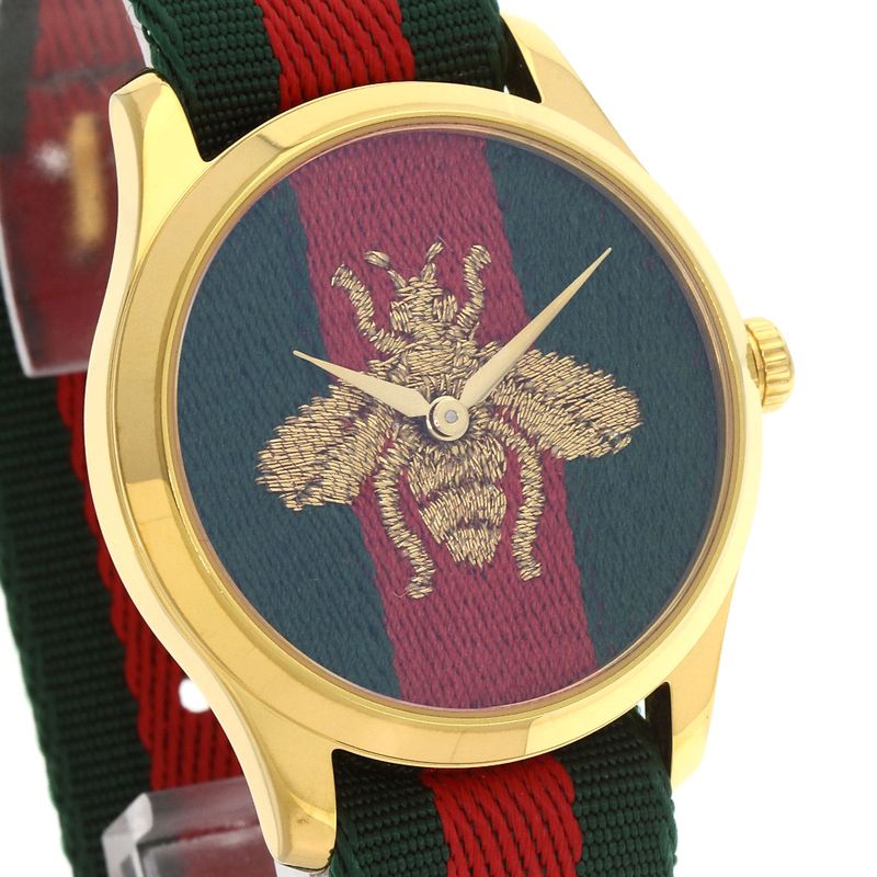 Gucci Ya1264 G-timeless Marché De Merveille Watch GP Nylon Boys