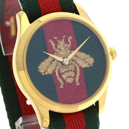 Gucci Ya1264 G-timeless Marché De Merveille Watch GP Nylon Boys