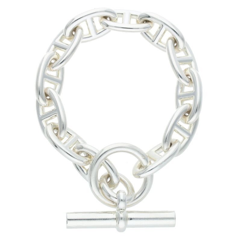 Hermes Chaine D'ancre GM Chaine D'ancre GM Silver Bracelet Men's 12link