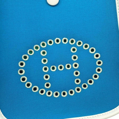 Hermes One Shoulder Bag Neo Evelyn TPM W Engraved Toile Officier Swift Blue