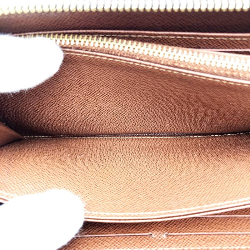 Louis Vuitton M42616 Zippy Wallet Long Wallet Monogram Brown Ladies Men Fashion