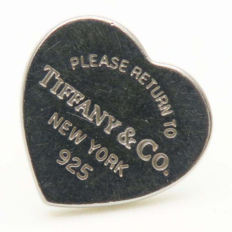 Tiffany & Co Earrings Return To Heart 925 Silver Approx 2.2g Silver Accessories
