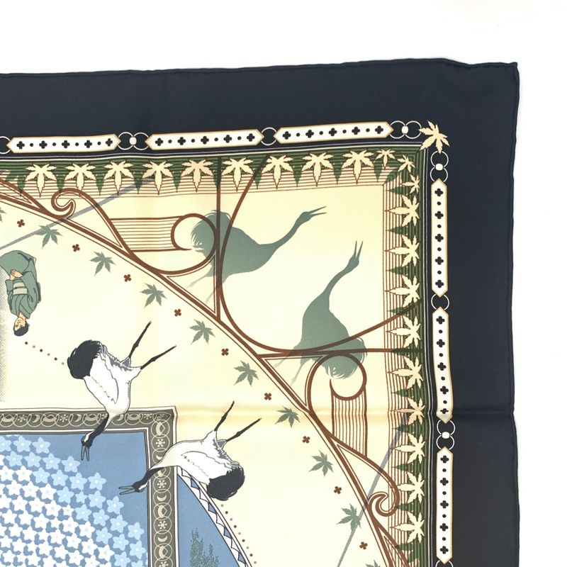 Grade Hermes Carre 90 Chaque Rencontre EST Unique Once-in-a-lifetime Scarf