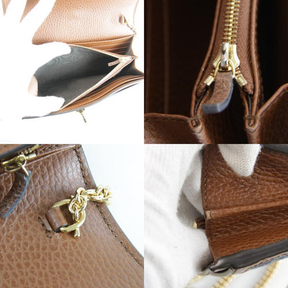 Gucci 652681 Chain Wallet New Jackie 1961 Long Wallet GG Canvas